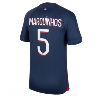 Dres Paris Saint-Germain Marquinhos #5 Domáci 2023-24 Krátky Rukáv
